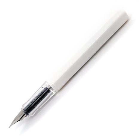 FPO-054-Elegant White & Yellow Fountain Pen fpo-054-elegant-white-yellow-fountain-pen