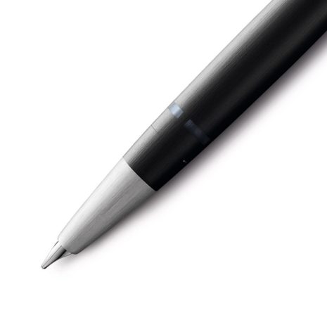 LM-001_M_R_02-Lamy 2000 Black Fountain Pen- Medium lm-001_m_r_02-lamy-2000-black-fountain-pen-medium