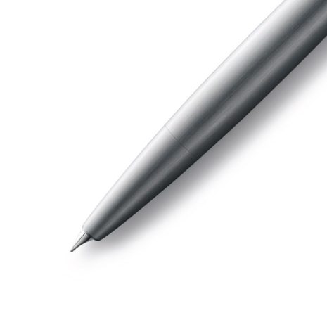 LM-002_EF_R_02-Lamy 2000 Brushed Silver Fountain Pen- Extra Fine lm-002_ef_r_02-lamy-2000-brushed-silver-fountain-pen-extra-fine
