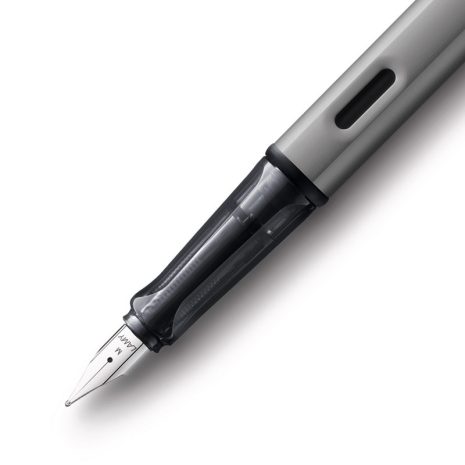 LM-026_B_02-Lamy Al-Start Grey Fountain Pen- Broad lm-026_b_02-lamy-al-start-grey-fountain-pen-broad