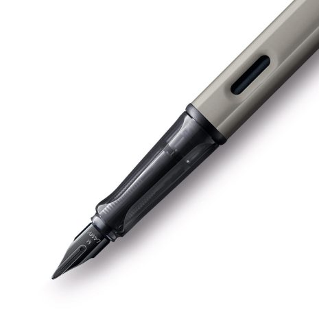 LM-057_M_02-Lamy LX Silver Fountain Pen- Medium lm-057_m_02-lamy-lx-silver-fountain-pen-medium
