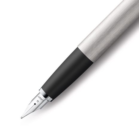 LM-065_M_R_02-Lamy Studio Silver Fountain Pen- Medium lm-065_m_r_02-lamy-studio-silver-fountain-pen-medium