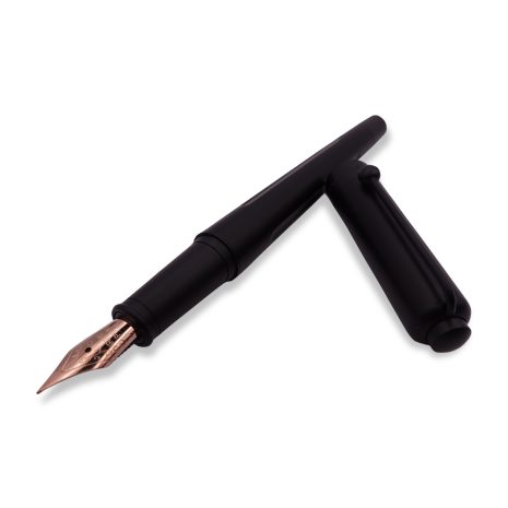 FPOF-035-2 Clean Black Fountain Pen with Rose Gold Nib FPOF-035-2 Clean Black Fountain Pen with Rose Gold Nib