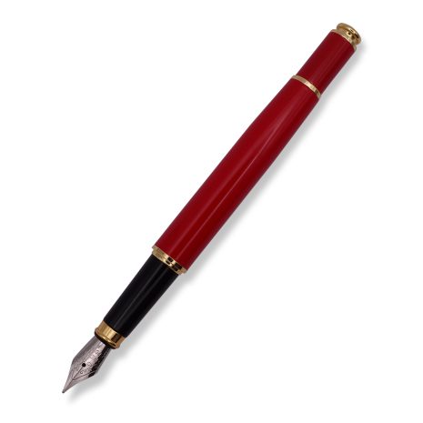 FPOF-048-1 Red and Gold Fountain Pen with Silver Nib FPOF-048-1 Red and Gold Fountain Pen with Silver Nib
