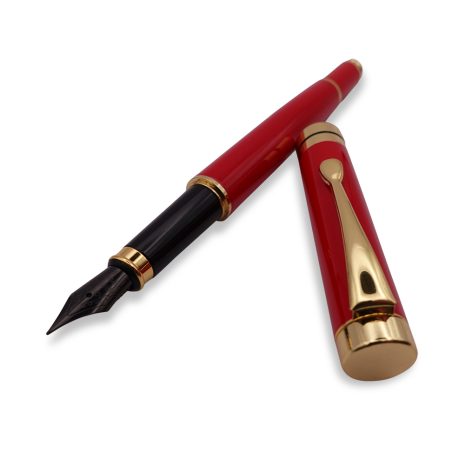FPOF-049-2 Red and Gold Fountain Pen with Black Nib FPOF-049-2 Red and Gold Fountain Pen with Black Nib