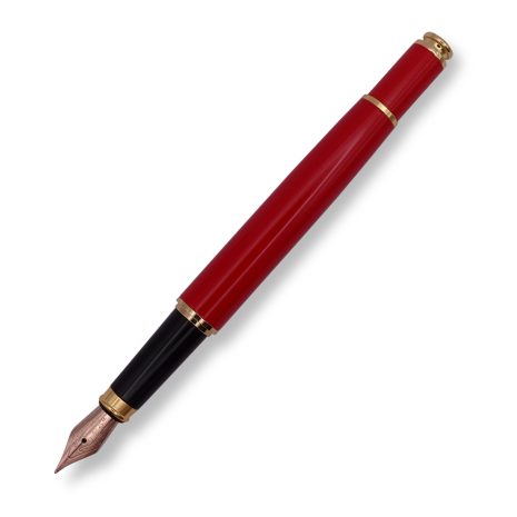 FPOF-051-1 Red and Gold Fountain Pen with Rose Gold Nib FPOF-051-1 Red and Gold Fountain Pen with Rose Gold Nib