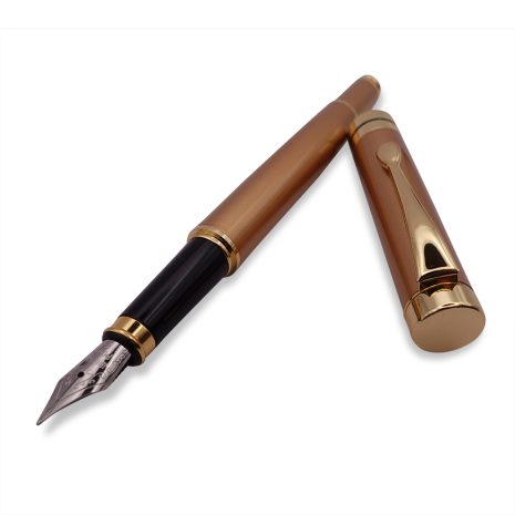 FPOF-053-2 Copper and Gold Fountain Pen with Silver Nib FPOF-053-2 Copper and Gold Fountain Pen with Silver Nib