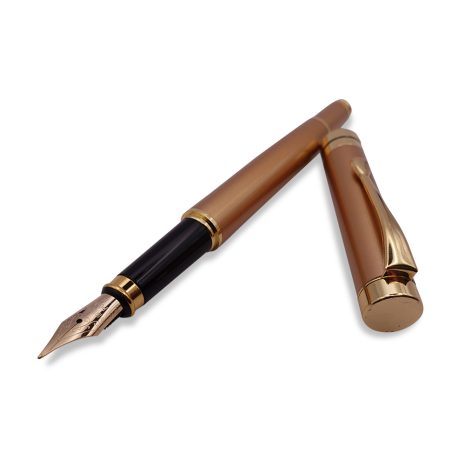 FPOF-054-2 Copper and Gold Fountain Pen with Yellow Gold Nib FPOF-054-2 Copper and Gold Fountain Pen with Yellow Gold Nib