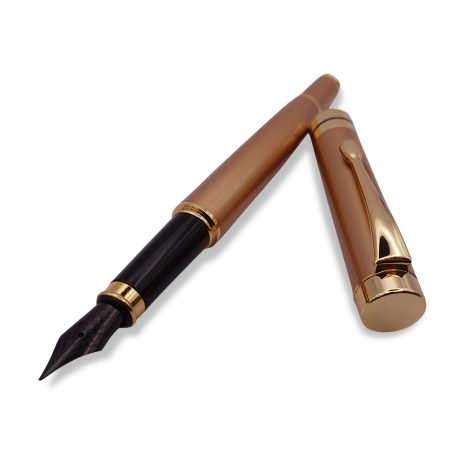 FPOF-055-2 Copper and Gold Fountain Pen with Black Nib FPOF-055-2 Copper and Gold Fountain Pen with Black Nib